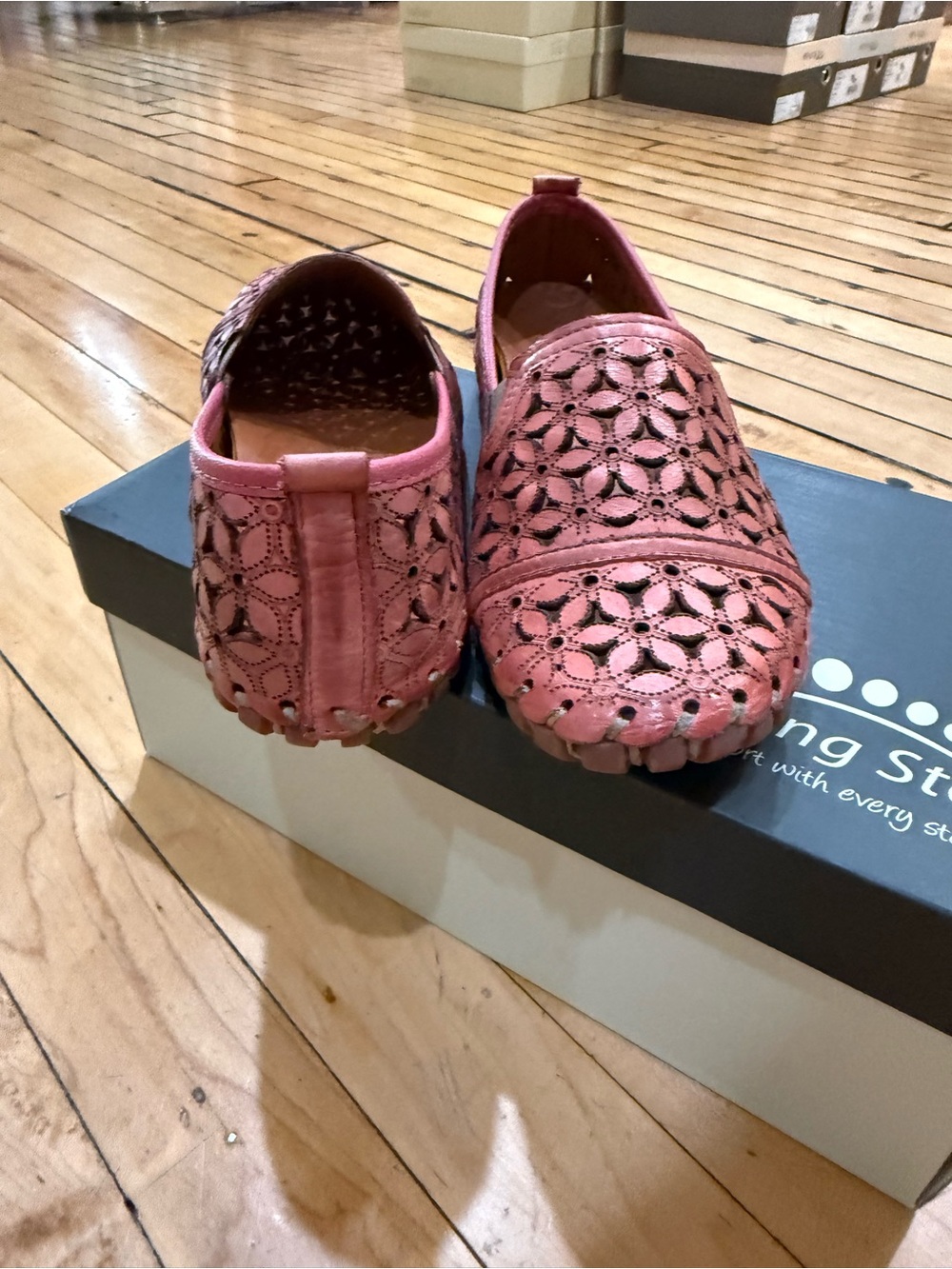 Spring Step Coral Cutout Loafers - Picture 3 of 4
